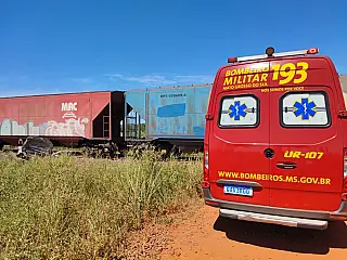 Acidente proximo  a linha  férria  assusta motorista  em Aparecida  do  Taboado