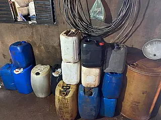 Polícia Civil apreende 1.150 litros de combustível irregular em borracharia na MS-134
