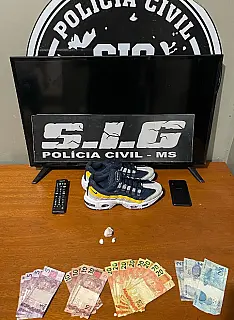 Polícia Civil prende autor de tráfico de drogas e receptação em Aparecida do Taboado