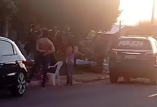 Polícia Militar baleia homem em surto após agressões contra familiares