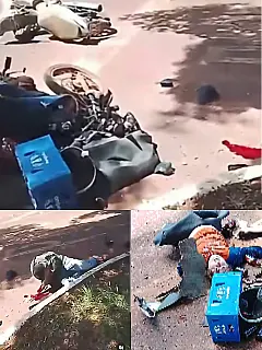 Colisão entre duas motocicletas deixa duas pessoas gravemente feridas em Angélica/MS
