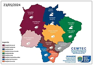 Prepare o guarda-chuvas: com aproximação de frente fria, tempo fica instável nesta quinta-feira