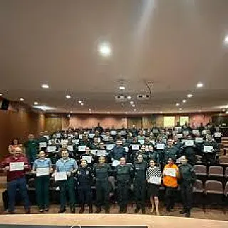Policiais militares do 13° batalhão concluem o curso de capacitação do "Programa Mulher Segura"