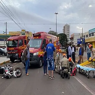 Motorista que fugiu após atropelar motociclista no centro não possuía CNH