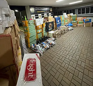 Apreensão de drogas e produtos ilegais gera prejuízo de R$ 1 milhão ao crime organizado