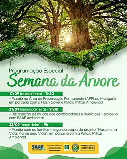 Santa Fé do Sul promove Semana da Árvore