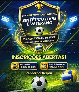 Campeonatos esportivos abrem inscrições em Novo Horizonte do Sul