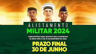 Prazo final para alistamento militar termina em 30 de junho