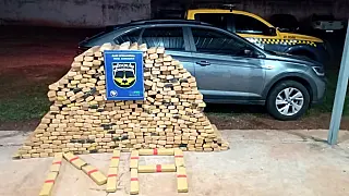 Polícia apreende meia tonelada de maconha após perseguição na MS-480