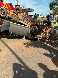 Grave Acidente em Ivinhema Deixa Condutor Desorientado e Ferido