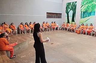 Campanha de combate à violência contra a mulher realizada em presídios do estado