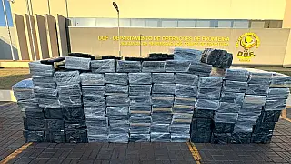 DOF apreende quase 2 mil kg de maconha escondidas em carga de óleo de soja