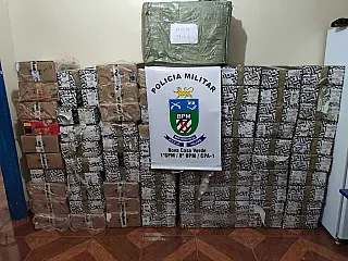 Polícia Militar apreende mercadorias oriundas do Paraguai em Nova Casa Verde