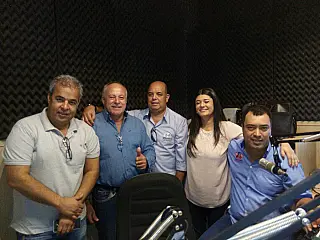 Vice-governadora e Prefeito Valdir visitam a jota FM 101.3