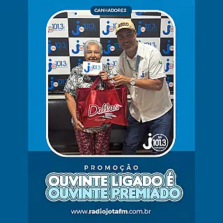 Ouvintes recebem brindes em programas da Jota FM 101.3