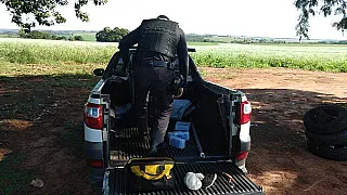 DOF apreende veículos com produtos do Paraguai na MS-156 em Caarapó