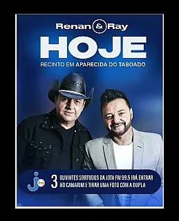Rádio JFM lança promoção imperdível: conheça Renan Ray no camarim!