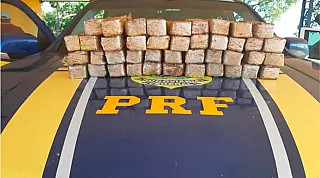 PRF apreende 20 quilos de pasta base de cocaína em Nova Andradina
