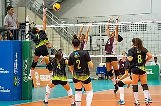 Etapa do voleibol abre os Jogos Escolares da Juventude de Mato Grosso do Sul