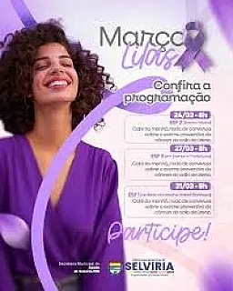 Ação do Março Lilás mobiliza mulheres em Selvíria