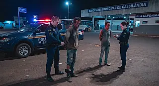 Homem com tornozeleira é preso após tentar arrombar comércio em Cassilândia