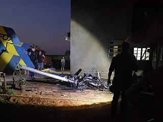 Avião de vereador cai, criança morre e 2 pessoas ficam em estado grave