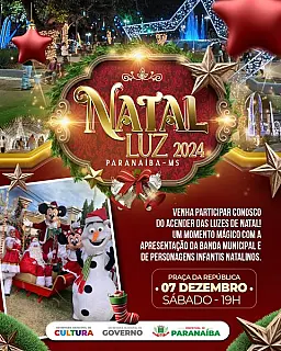 Prefeitura convida para o acender das luzes do Natal Luz