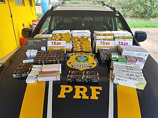 PRF apreende quase 400 medicamentos ilegais durante fiscalização na BR-262