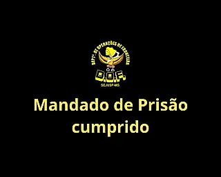 Policiais militares do DOF recapturam foragido que tentou fugir de abordagem em Itaquirai.