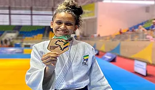 Atleta do MS vence a número um do ranking nacional e conquista o penta no brasileiro de judô