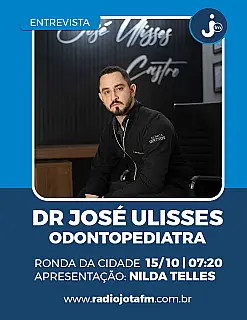 Dr. José Ulisses fala sobre cuidados odontológicos infantis no programa "Ronda da Cidade"