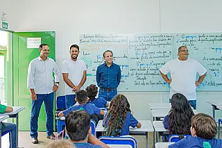 Coronel David visita Terenos e confere os resultados dos