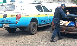 Polícia Militar Rodoviária prende homem com 234 kg de maconha em Maracaju