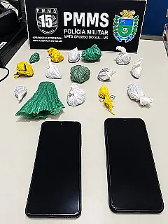 Homem é preso e dois adolescentes são apreendidos por tráfico