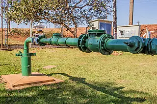 Governo e Sanesul autorizam obras de saneamento na cidade de Laguna Carapã
