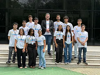 Estudantes de Aparecida do Taboado conhecem o TCE-MS e participam de palestra
