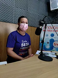 Professora Graciete Barros - Diretora da Escola Sesi, participou do Programa Ronda da Cidade