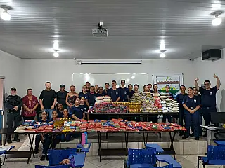 Patrulha mirim do 13º BPM realiza ação solidária em parceria com projeto unidos pelo bem