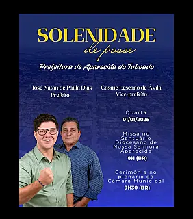 Aparecida do Taboado realiza posse de prefeito, vice e vereadores nesta quarta-feira