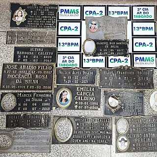 Polícia Militar recupera placas de bronze furtadas de cemitério