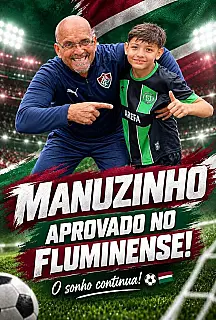 Talento do Vale do Ivinhema: Emanuel, o Manuzinho, é aprovado em avaliação do Fluminense