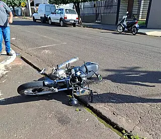 Motociclista morre em acidente na Rua Ricardo Dutra de Oliveira, em Cassilândia