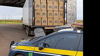 PRF apreende 240 mil maços de cigarros na BR-163
