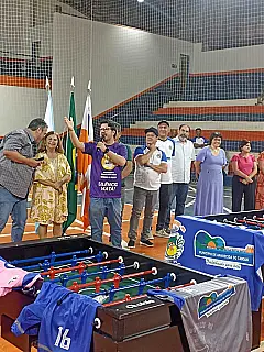 Novos itens esportivos na abertura dos Jogos Quadrangular Sub-9 e Sub-11 em Apda do Taboado