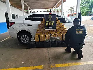 Homem foi preso com  400 quilos de maconha entre Amambai e Caarapó