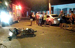 Homem fica gravemente ferido em acidente no Bairro Piravevê