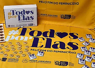 União de 3 poderes para o lançamento da Campanha #TodosPorElas contra o feminicídio
