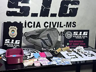 Mãe e filho são presos em Dourados por comandar ponto de venda de drogas