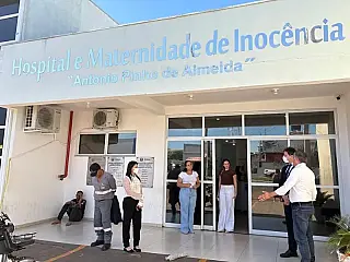 MPMS acompanha obras para ampliar atendimento hospitalar em Inocência