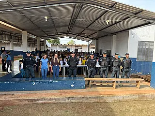 Polícia Militar realiza ciclo de palestras da Operação Caminhos Seguros em Inocência